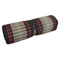 Thai mat yoga mat to roll burgundy flowers 200x106cm
