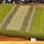 Cushion Thai Seat Cushion Meditation Flowers Green 50x50cm