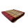 Thai Seat Cushion Meditation Flowers Wine Red 50x50cm