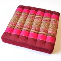 Cushion Thai Seat Cushion Meditation Flowers Pink 50x50cm