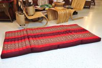 Mat Thai Sofa Elephants Red 200x100cm - four-ply