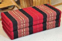 Mat Thai Sofa Elephant Red Black 200x100cm - Four Ply