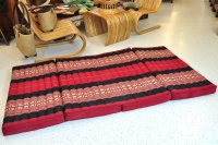 Mat Thai Sofa Elephant Red Black 200x100cm - Four Ply