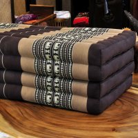 Mat Thai Sofa Elephants Brown 200x100cm - four-ply