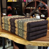 Mat Thai Sofa Elephants Brown 200x100cm - four-ply