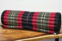 Thai Mat Yoga Mat to Roll Black-Red Elephants 200x106cm
