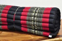 Thai Mat Yoga Mat to Roll Black-Red Elephants 200x106cm