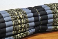 Thai Mat Yoga Mat to Roll Blue Elephants 200x106cm
