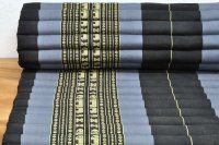 Thai Mat Yoga Mat to Roll Blue Elephants 200x106cm