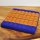 Cushion Thai Seat Cushion Meditation Flowers Dark Blue 50x50cm