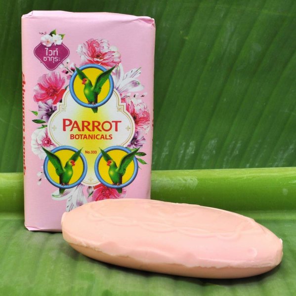 Parrot Natural Soap White Sakura Delightfully Fragrant 70g